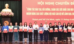 Bí thư Thành ủy Nguyễn Văn Nên: Cán bộ nữ đóng góp quan trọng cho sự phát triển TP. Hồ Chí Minh
